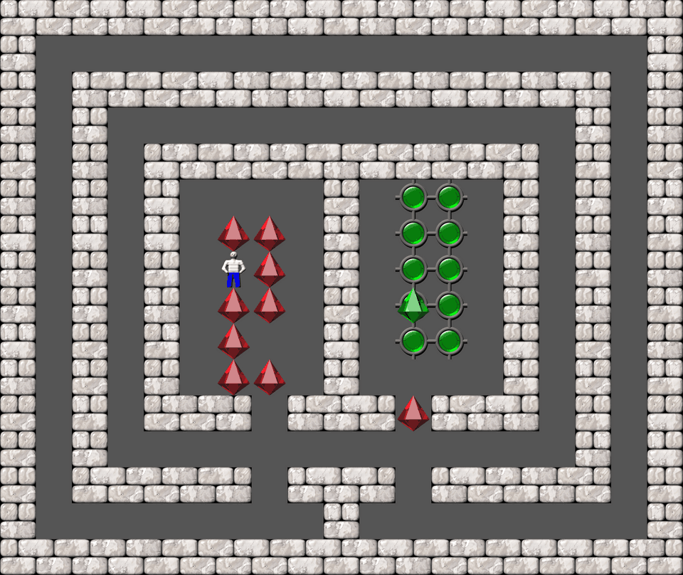 Sokoban Mass Remodel level 1536